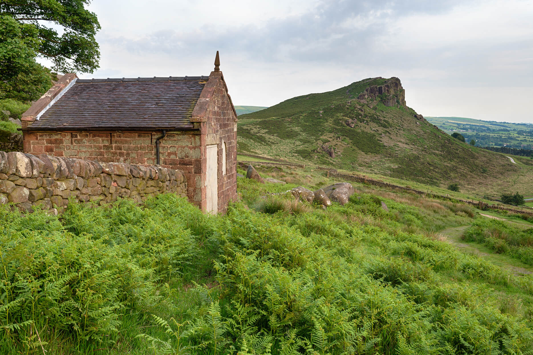 A barn near The Roaches in Staffordshire's Peak District