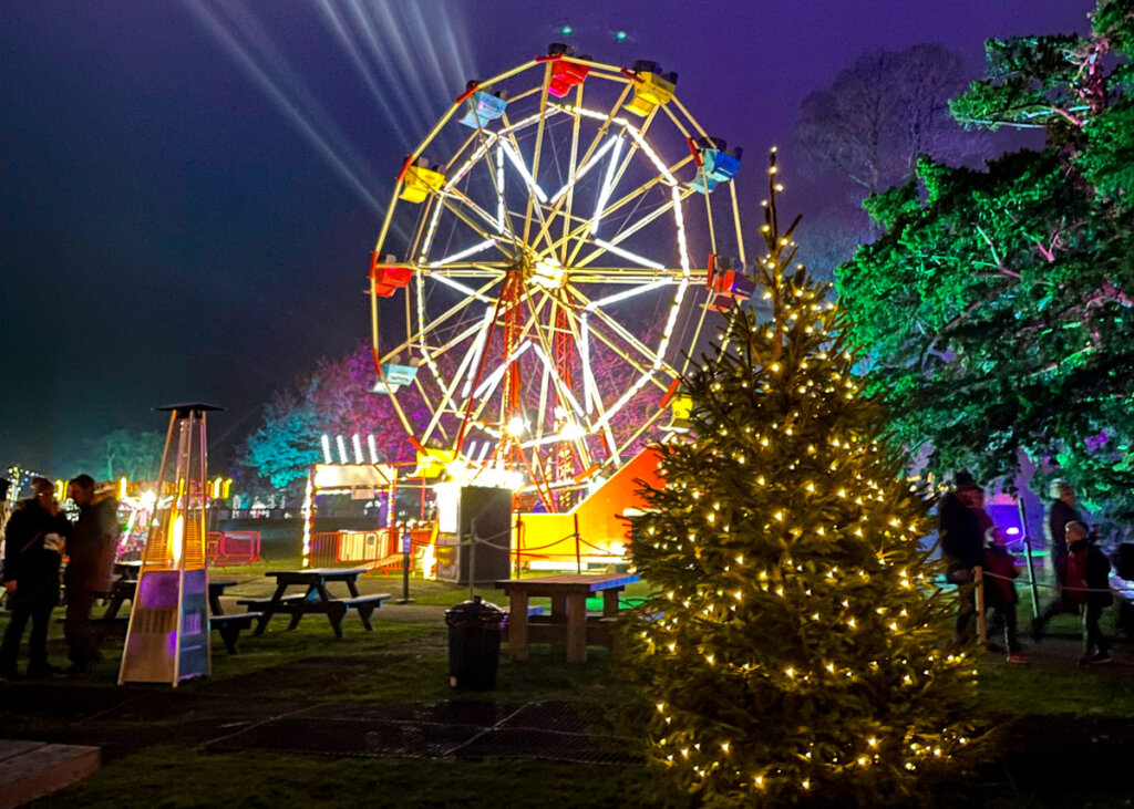 Winter Light Trail at Trentham Estate