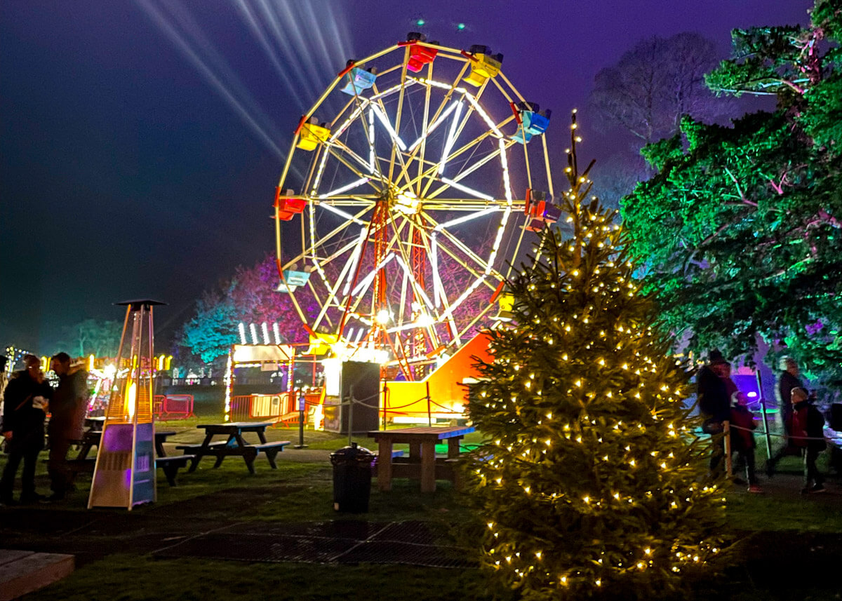 Winter Light Trail at Trentham Estate