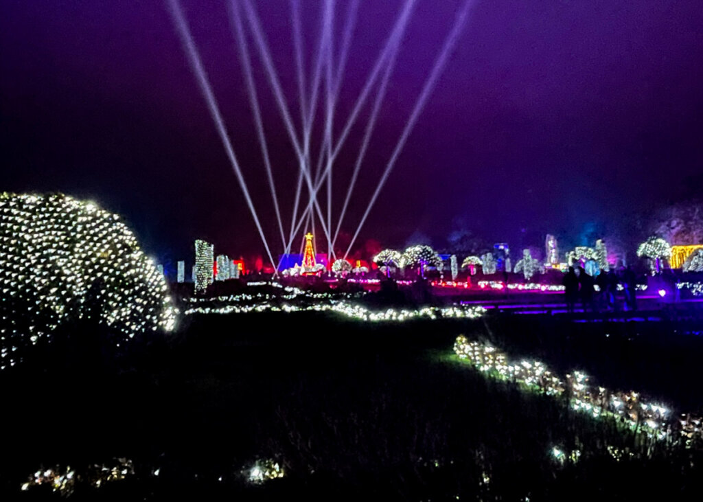 Winter Light Trail at Trentham Estate