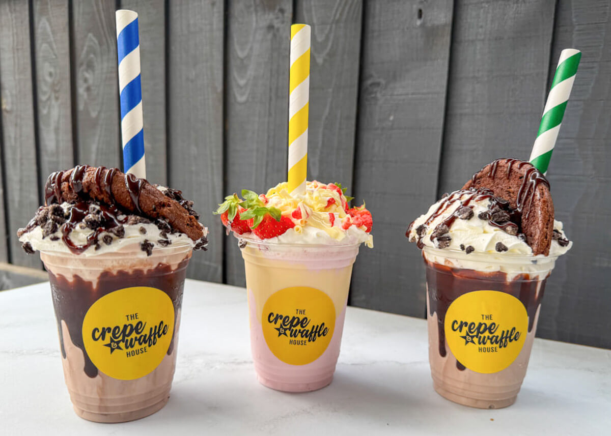 Crepe and Waffle Houses, best milkshakes in Staffordshire